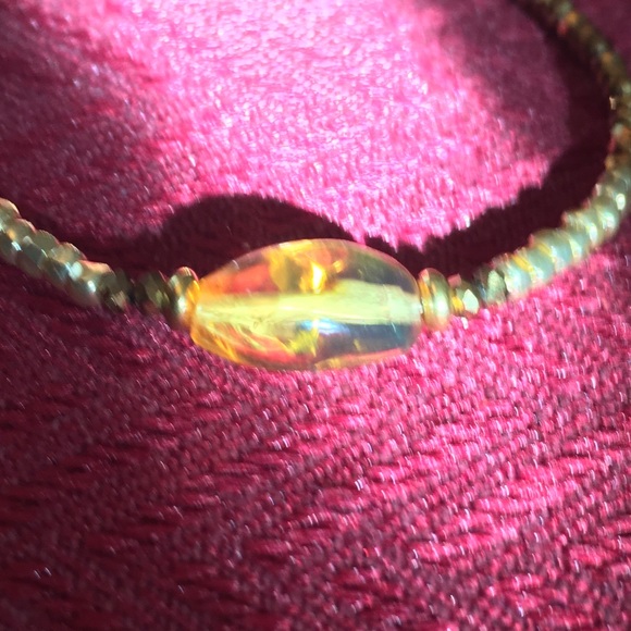 GENUINE AMBER Bracelet with Amber piece - Picture 2 of 4